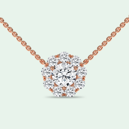 Solest Necklace Rose Gold - Front