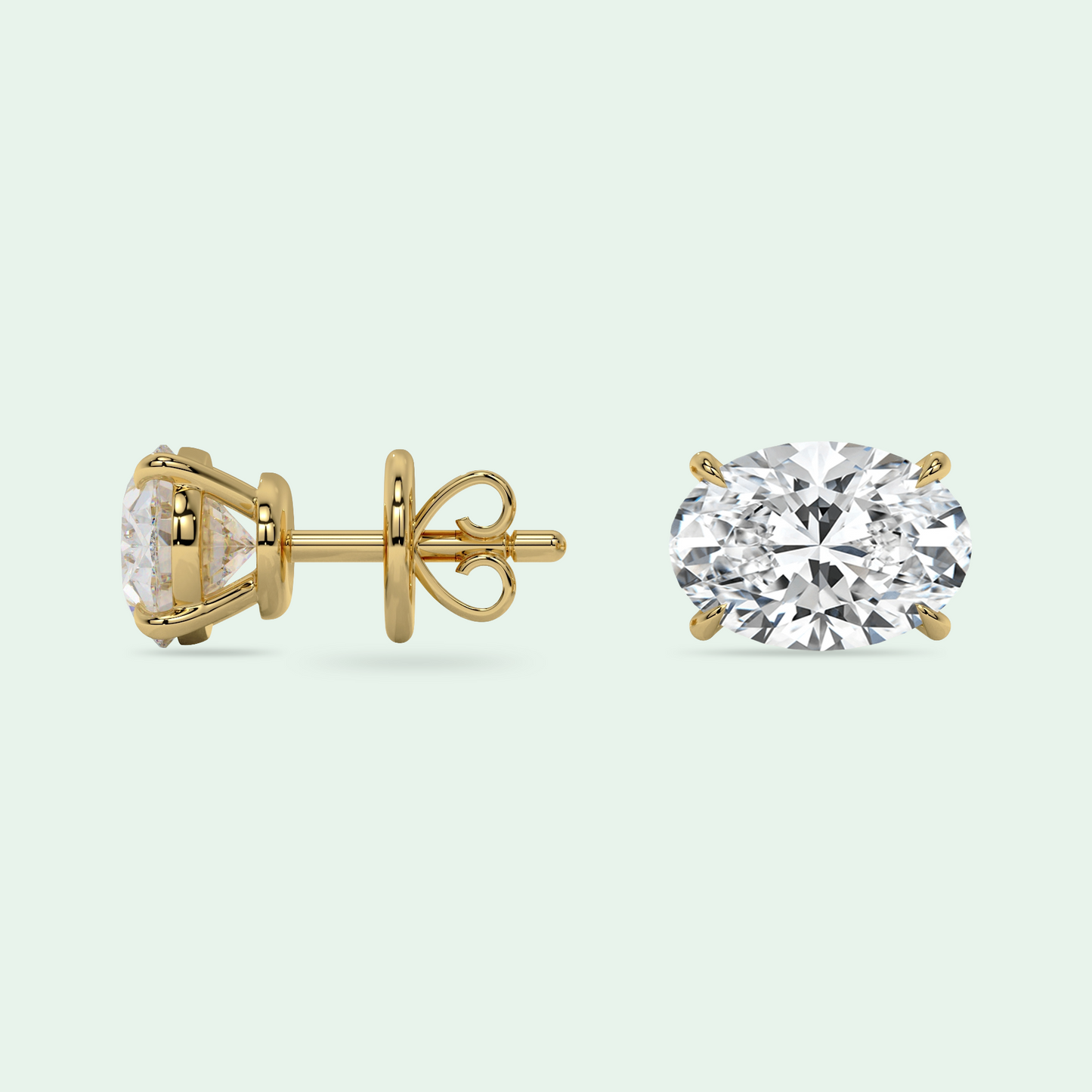 CLASSIC OVAL STUD