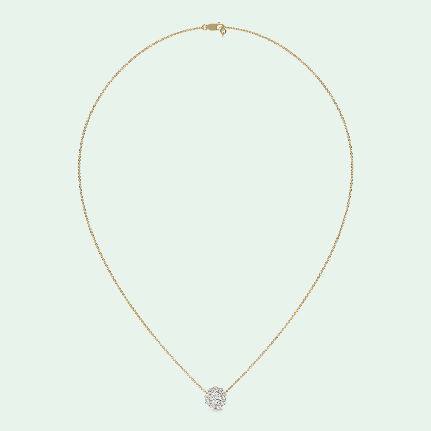 Solest Necklace Yellow Gold - Full
