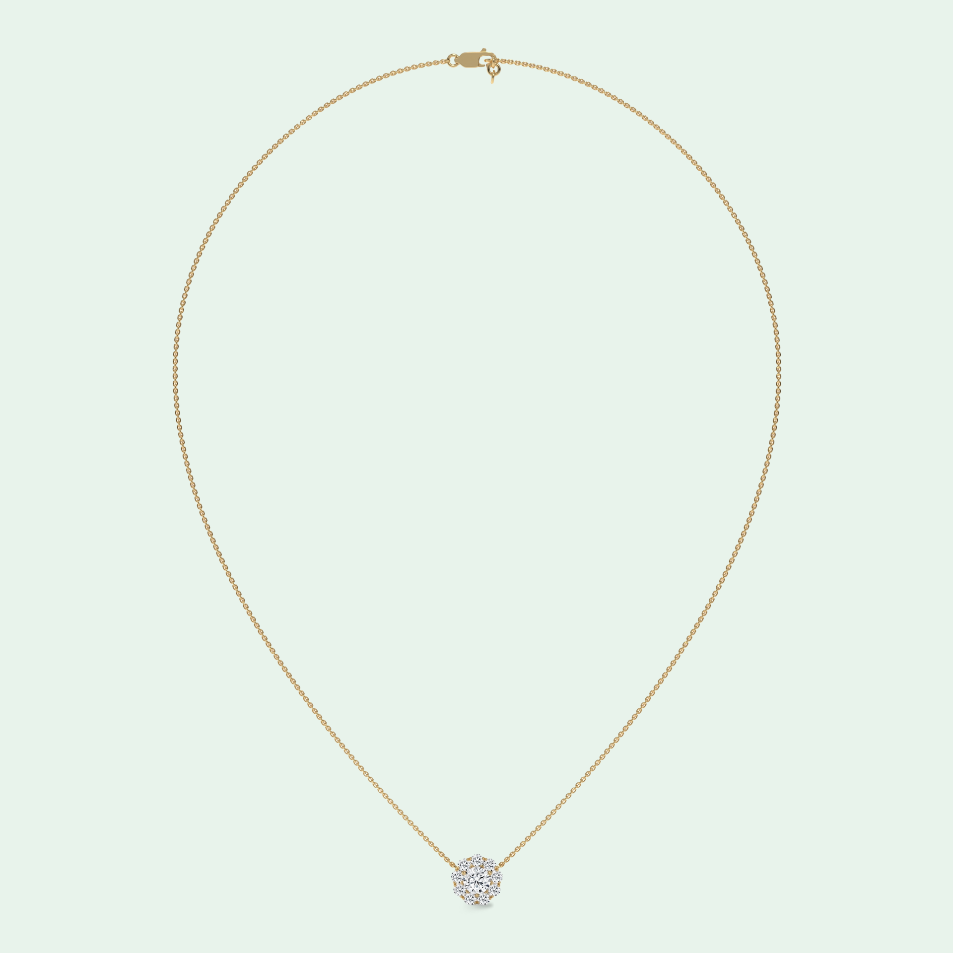 Solest Necklace Yellow Gold - Full