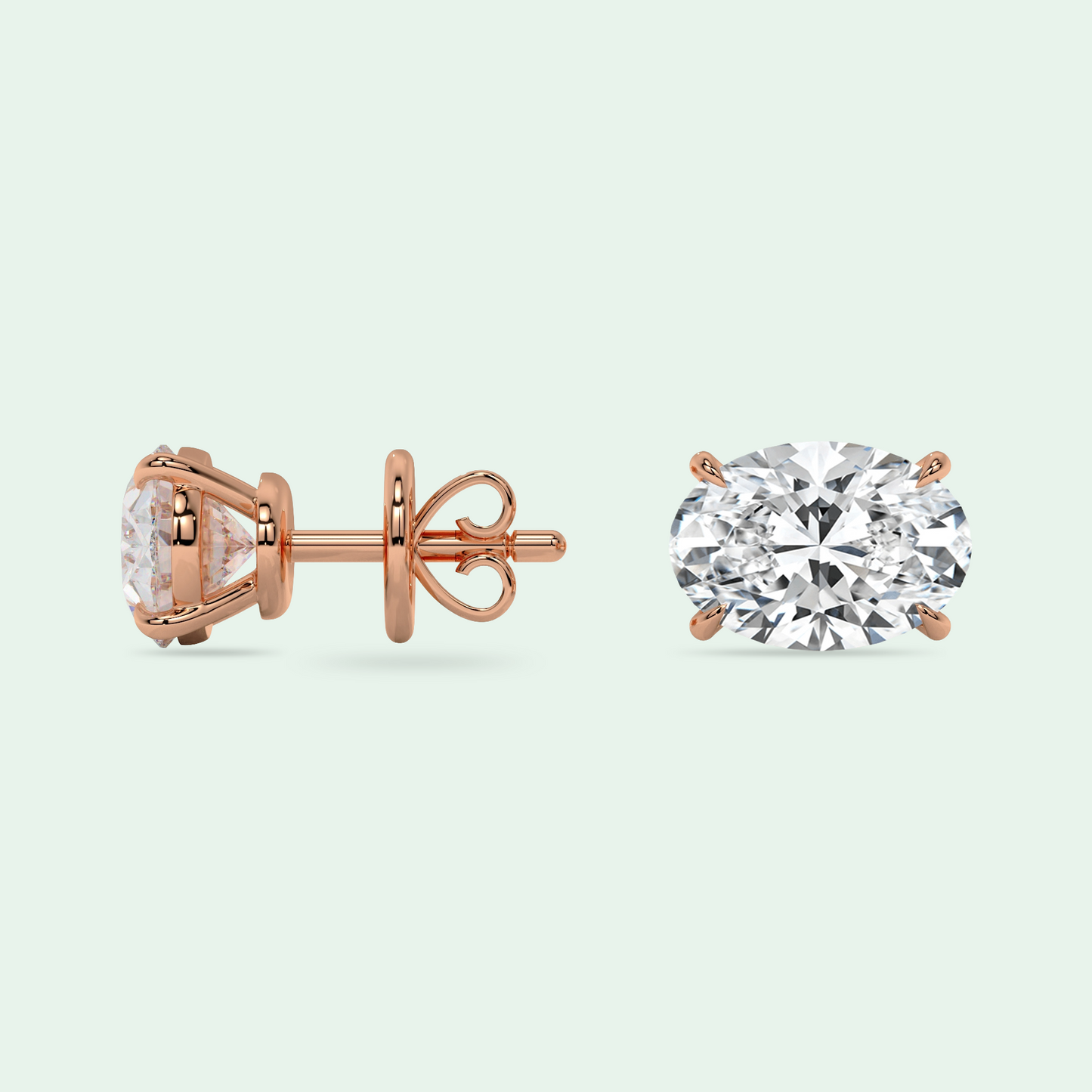 CLASSIC OVAL STUD