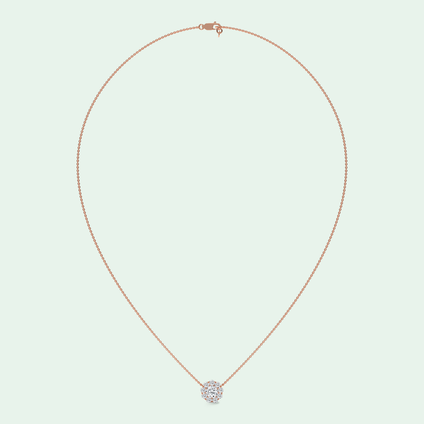 Solest Necklace Rose Gold - Full
