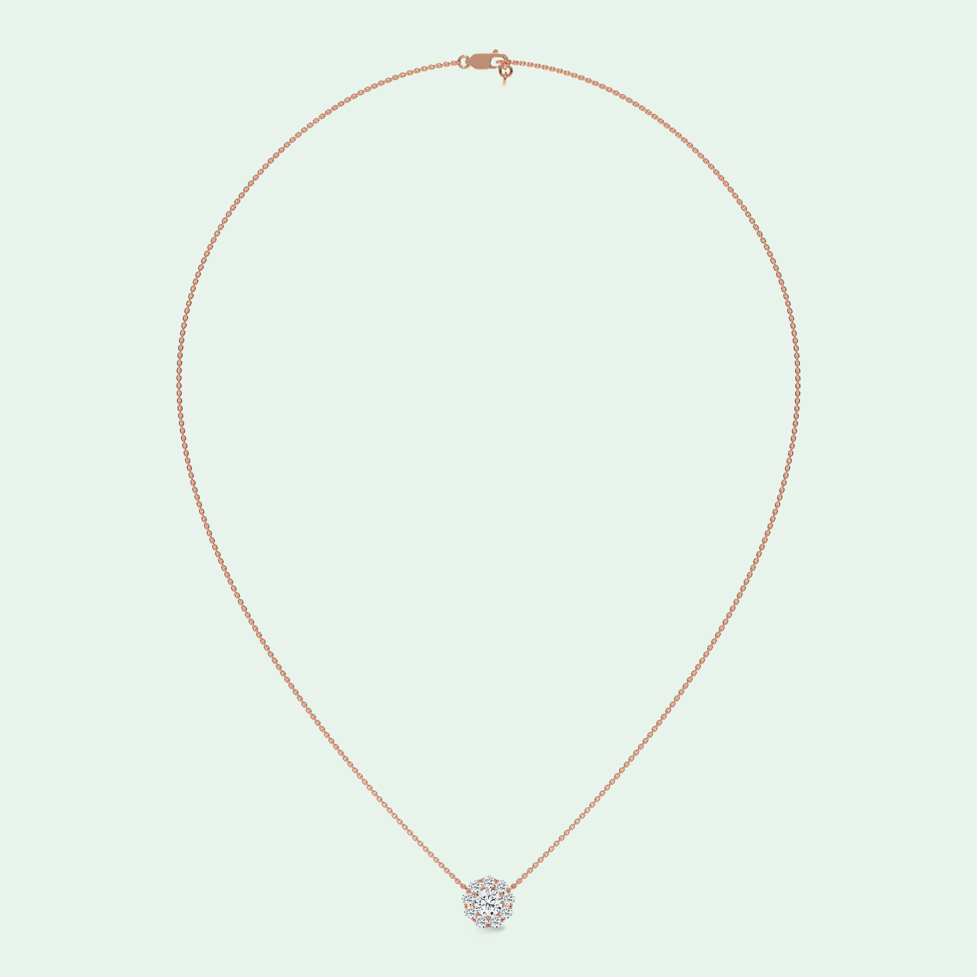 Solest Necklace Rose Gold - Full